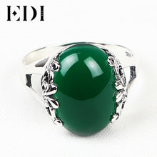 EDI 925 Sterling Silver Wedding Rings for Women Pink Natural Gemstones Ruby Thai Silver Rings Fine Jewelry Love Gifts